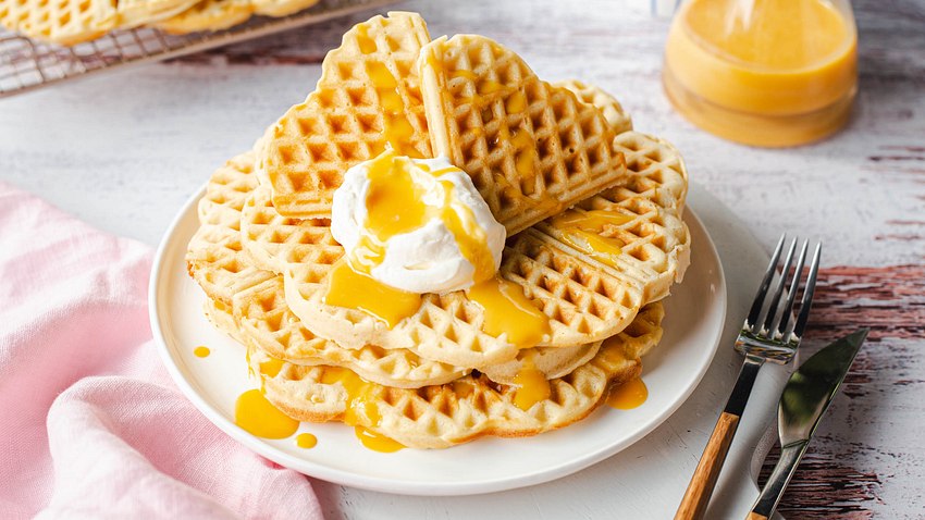 Eierlikör-Waffeln Rezept - Foto: ShowHeroes