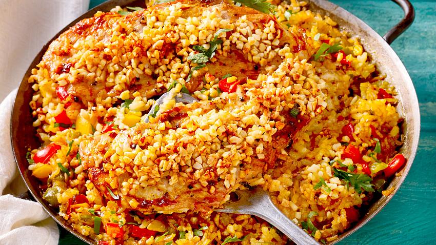 Paella-Schnitzel Rezept - Foto: House of Food / Bauer Food Experts KG