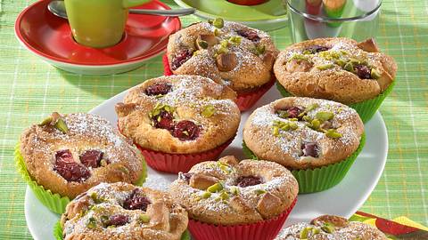 Saftige Kirsch-Marzipan-Muffins Rezept - Foto: Maass